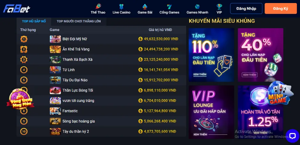 Game Bắn Cá mới tại max10 khuyến mãi
