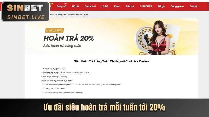 Thưởng chào mừng VIP